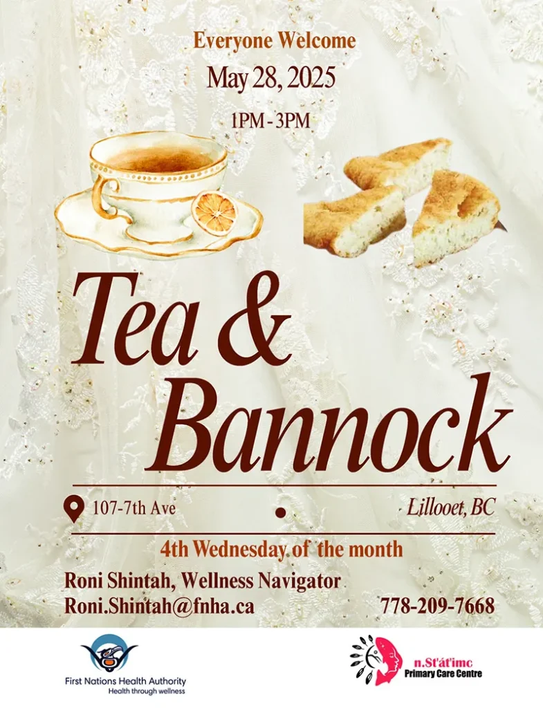 Tea & Bannock on May 28, 2025